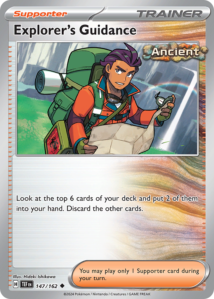 Explorer's Guidance 147/162 Uncommon | Temporal Forces | Pokemon Card