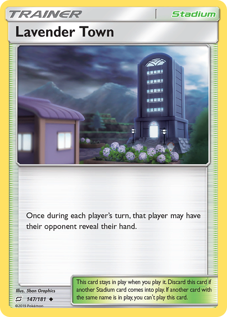 Lavender Town 147/181 Uncommon | Team Up | Pokemon Card