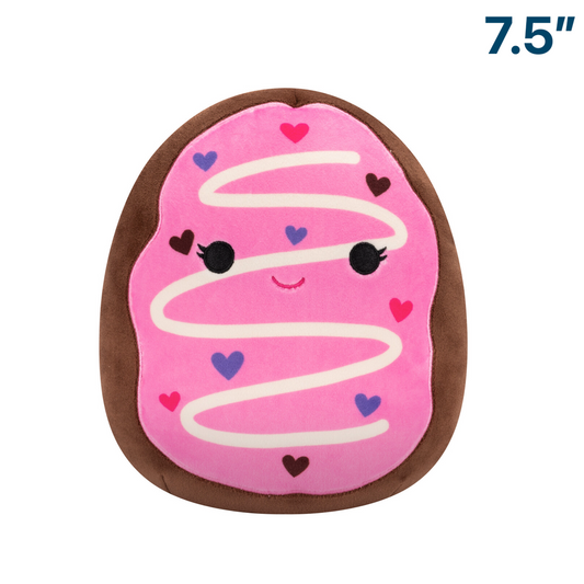 Ermengarde the Chocolate Donut Valentine's Day ~ 7.5" Squishmallow Plush