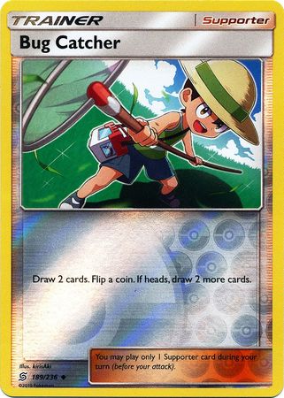 Bug Catcher 189/236 Reverse Holo | Unified Minds | Pokemon Card