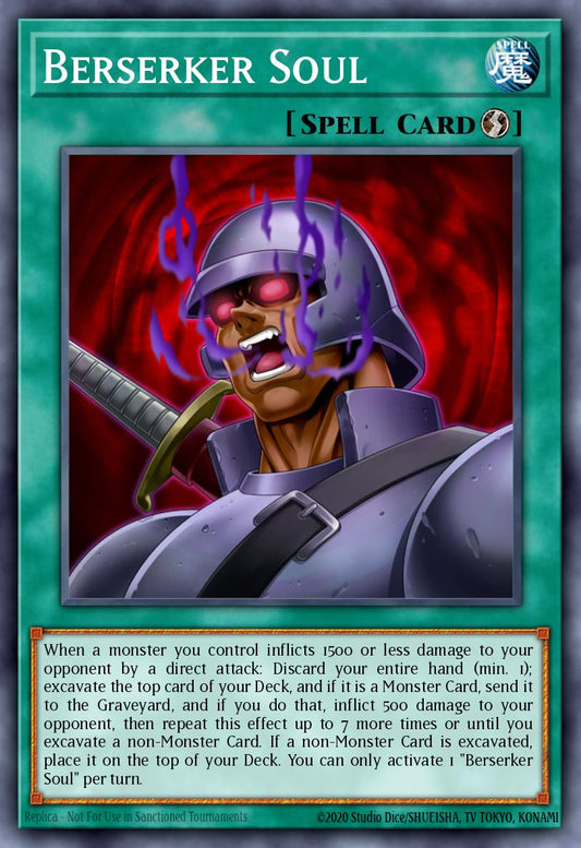 Berserker Soul - DRLG-EN007 Secret Rare | Yu-Gi-Oh! Card