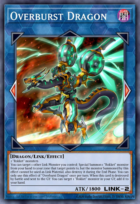 Overburst Dragon - MP20-EN200 Super Rare | Yu-Gi-Oh! Card