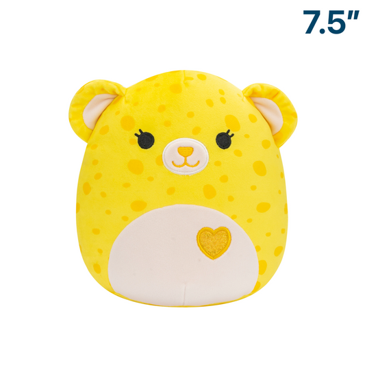 Lexie the Yellow Cheetah Valentine's Day ~ 7.5" Squishmallow Plush