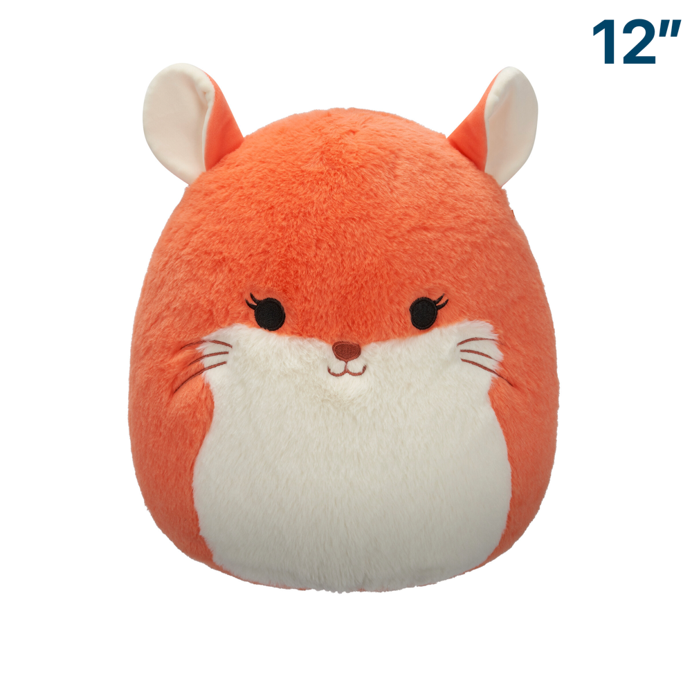 Erica the Peach Chinchilla FuzzAMallows ~ 12" Squishmallow Plush