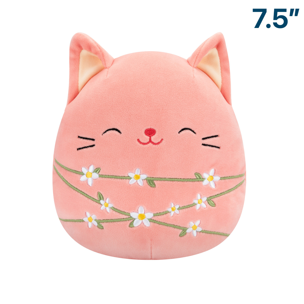 Wilka Peach Cat Easter 2025 ~ 7.5" Squishmallow Plush