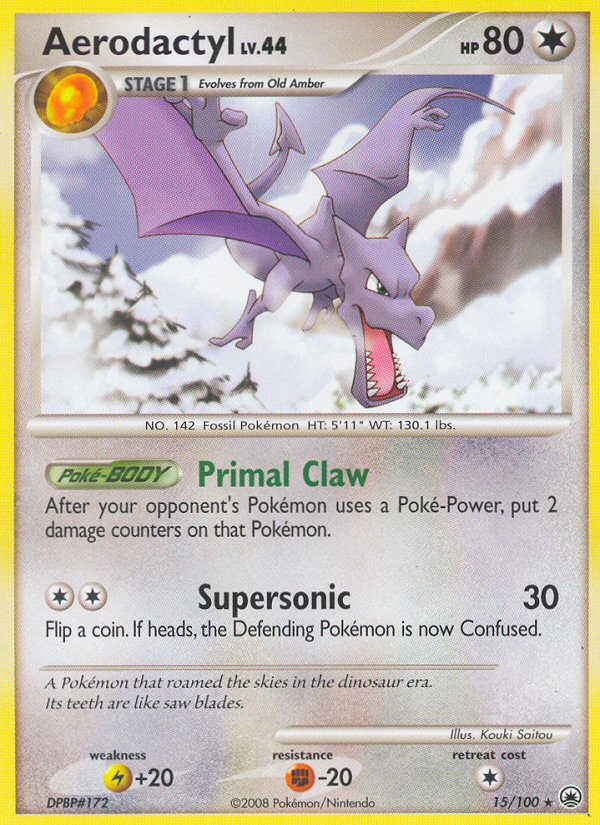 Aerodactyl 15/100 Rare | Majestic Dawn | Pokemon Card