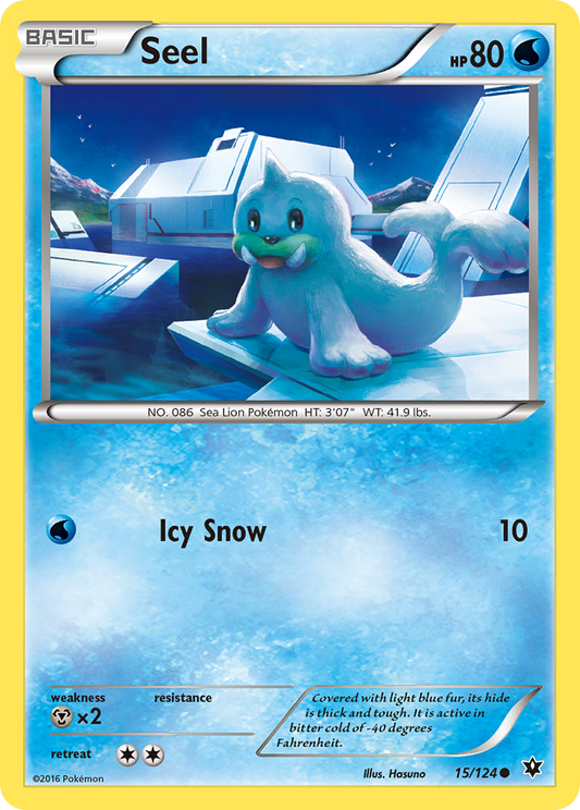 Seel 15/124 Common | Fates Collide | Pokemon Card