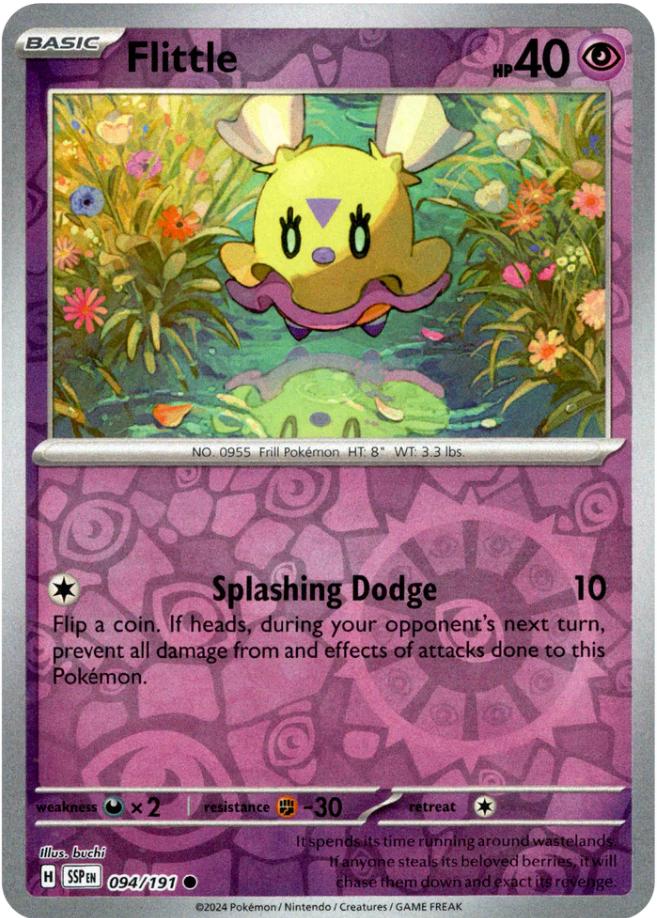 Flittle 94/191 Reverse Holo | Surging Sparks | Pokemon Card