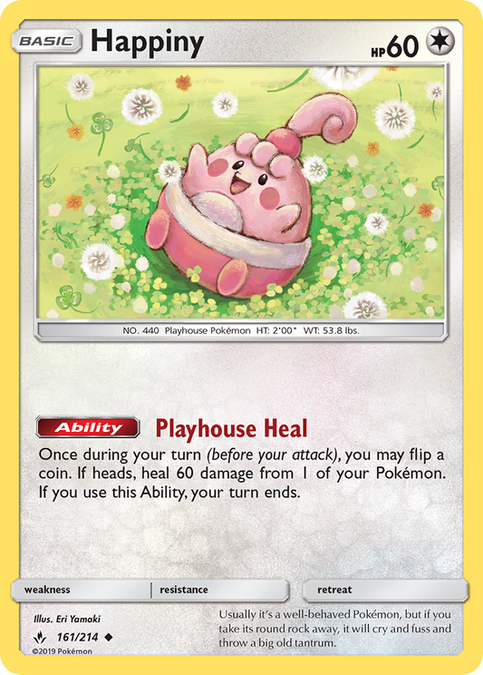 Happiny 161/214 Uncommon | Unbroken Bonds | Pokemon Card