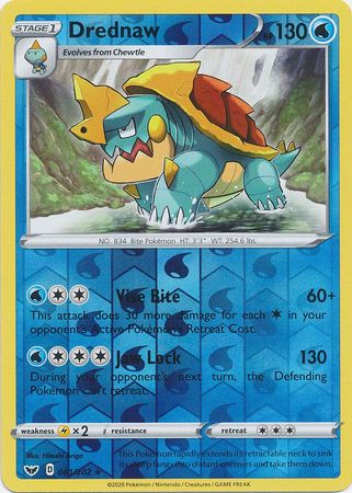 Drednaw 61/202 Reverse Holo | Sword & Shield | Pokemon Card