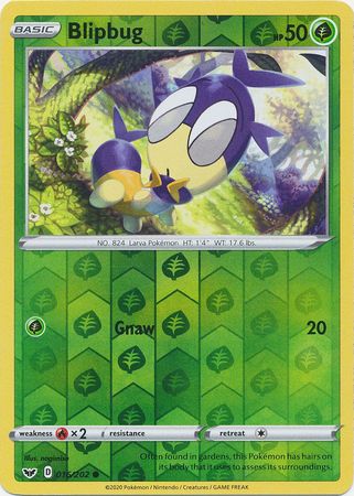 Blipbug 16/202 Reverse Holo | Sword & Shield | Pokemon Card