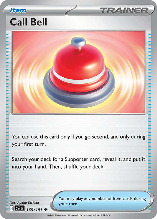 Call Bell 165/191 Uncommon | Surging Sparks | Pokemon Card