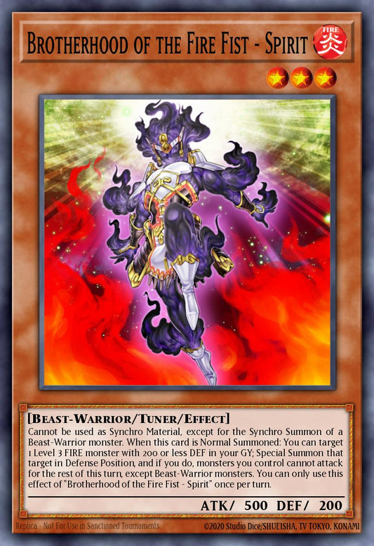 Brotherhood of the Fire Fist  Spirit - CBLZ-EN098 Rare | Yu-Gi-Oh! Card