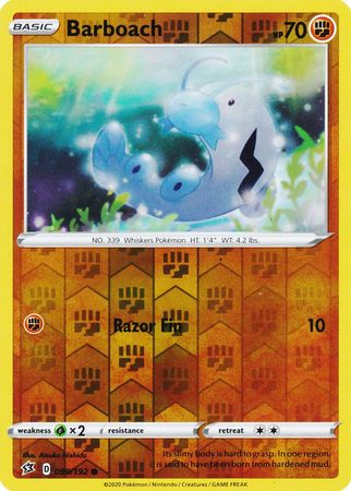 Barboach 99/192 Reverse Holo | Rebel Clash | Pokemon Card