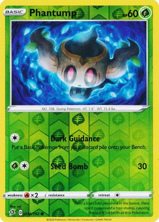 Phantump 14/192 Reverse Holo | Rebel Clash | Pokemon Card