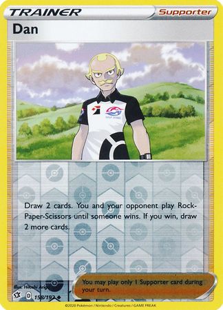 Dan 158/192 Reverse Holo | Rebel Clash | Pokemon Card