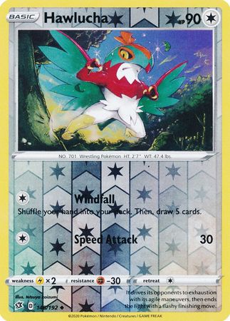 Hawlucha 148/192 Reverse Holo | Rebel Clash | Pokemon Card