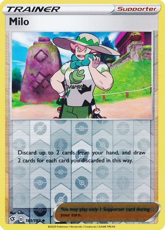 Milo 161/192 Reverse Holo | Rebel Clash | Pokemon Card