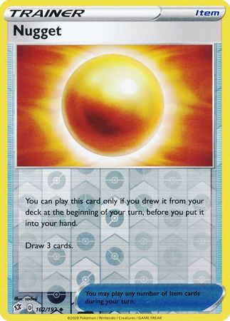 Nugget 162/192 Reverse Holo | Rebel Clash | Pokemon Card