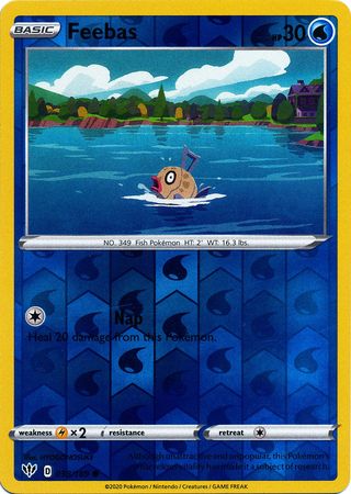 Feebas 38/189 Reverse Holo | Darkness Ablaze | Pokemon Card