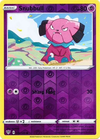 Snubbull 70/189 Reverse Holo | Darkness Ablaze | Pokemon Card