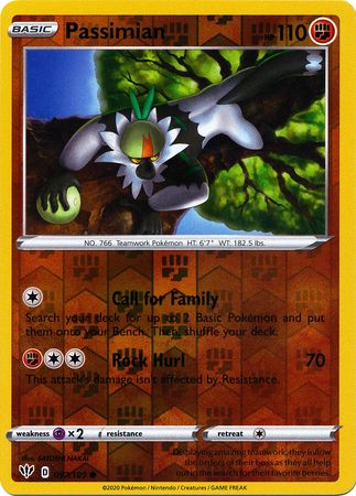 Passimian 97/189 Reverse Holo | Darkness Ablaze | Pokemon Card