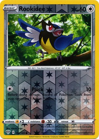 Rookidee 154/189 Reverse Holo | Darkness Ablaze | Pokemon Card