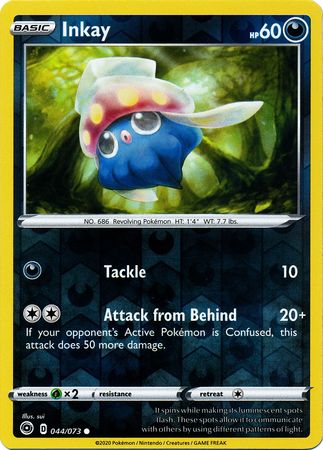 Inkay 44/73 Reverse Holo | Champion's Path | Pokemon Card