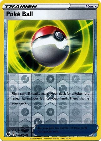 Poké Ball 59/73 Reverse Holo | Champion's Path | Pokemon Card