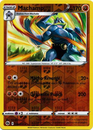 Machamp 26/73 Reverse Holo | Champion's Path | Pokemon Card