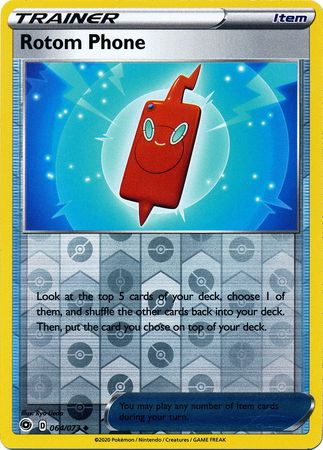 Rotom Phone 64/73 Reverse Holo | Champion's Path | Pokemon Card