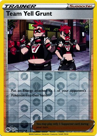 Team Yell Grunt 67/73 Reverse Holo | Champion's Path | Pokemon Card