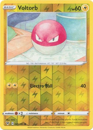 Voltorb 45/185 Reverse Holo | Vivid Voltage | Pokemon Card