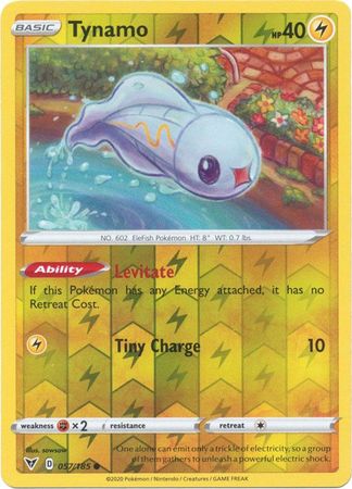 Tynamo 57/185 Reverse Holo | Vivid Voltage | Pokemon Card