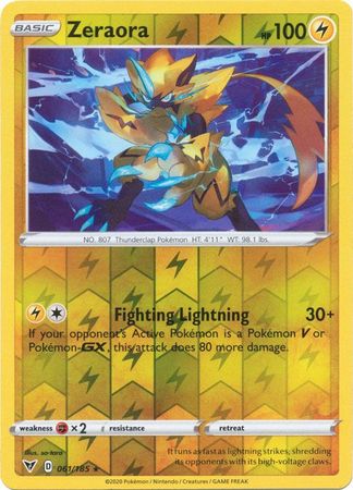 Zeraora 61/185 Reverse Holo | Vivid Voltage | Pokemon Card