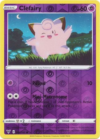 Clefairy 63/185 Reverse Holo | Vivid Voltage | Pokemon Card