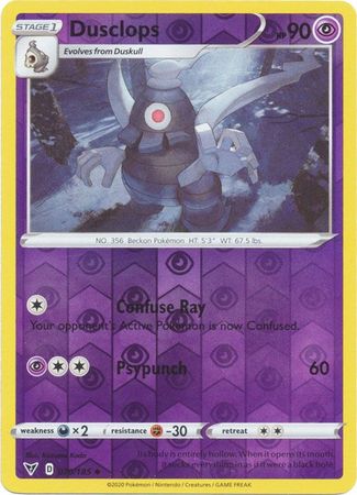 Dusclops 70/185 Reverse Holo | Vivid Voltage | Pokemon Card