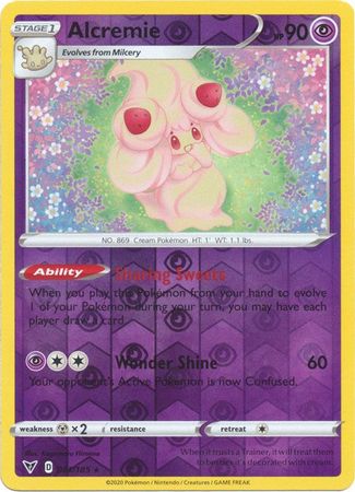 Alcremie 81/185 Reverse Holo | Vivid Voltage | Pokemon Card