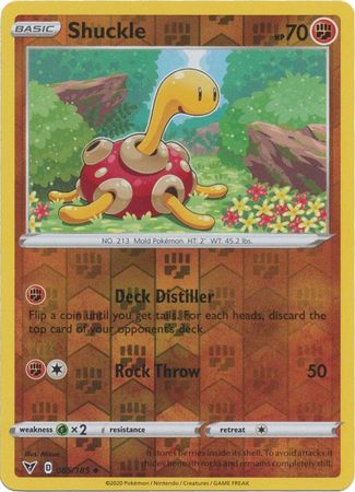 Shuckle 85/185 Reverse Holo | Vivid Voltage | Pokemon Card