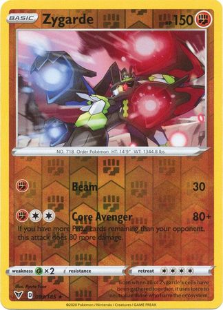 Zygarde 93/185 Reverse Holo | Vivid Voltage | Pokemon Card