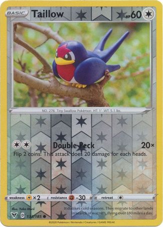 Taillow 133/185 Reverse Holo | Vivid Voltage | Pokemon Card