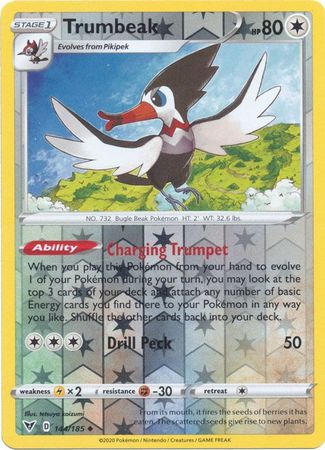 Trumbeak 144/185 Reverse Holo | Vivid Voltage | Pokemon Card