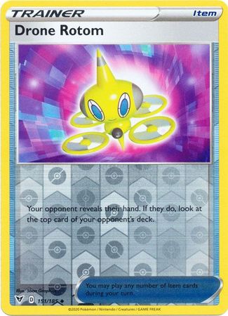 Drone Rotom 151/185 Reverse Holo | Vivid Voltage | Pokemon Card