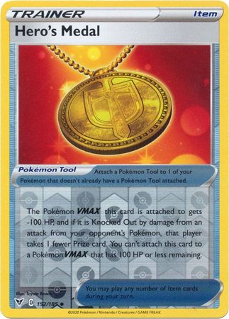 Hero's Medal 152/185 Reverse Holo | Vivid Voltage | Pokemon Card