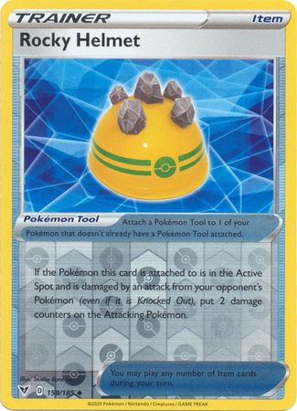 Rocky Helmet 159/185 Reverse Holo | Vivid Voltage | Pokemon Card