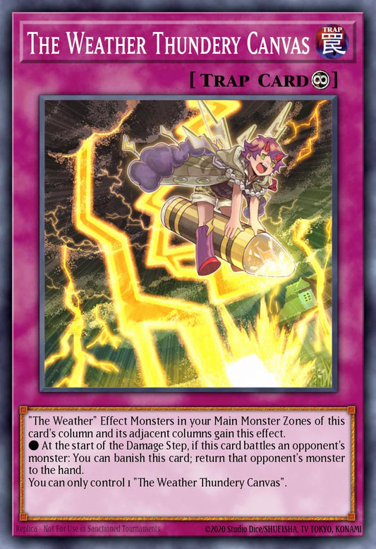 The Weather Thundery Canvas - MGED-EN100 Rare | Yu-Gi-Oh! Card