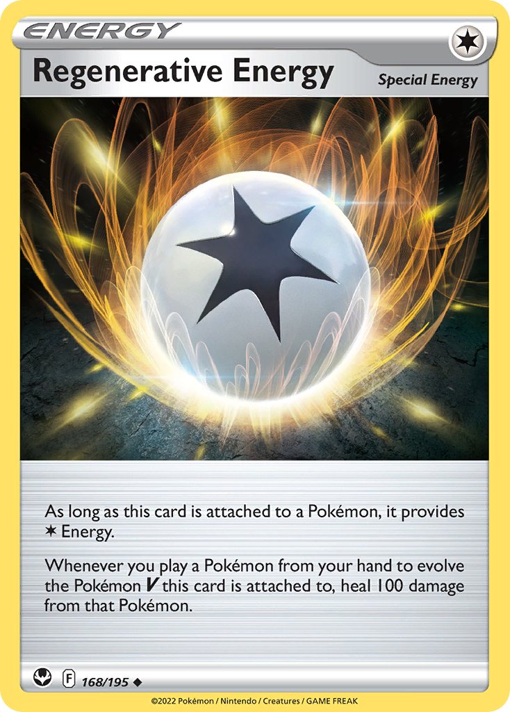 Regenerative Energy 168/198 Uncommon | Silver Tempest | Pokémon Card