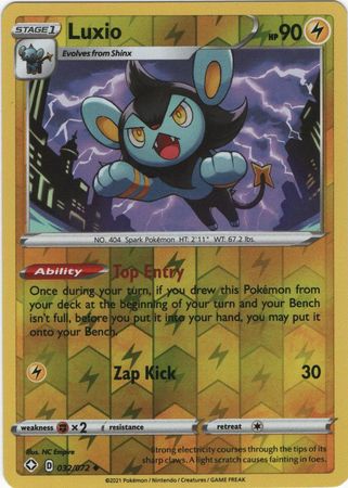 Luxio 32/72 Reverse Holo | Shining Fates | Pokemon Card