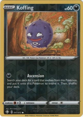 Koffing 41/72 Reverse Holo | Shining Fates | Pokemon Card