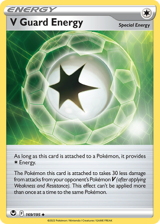 V Guard Energy 169/215 Uncommon | Silver Tempest | Pokémon Card